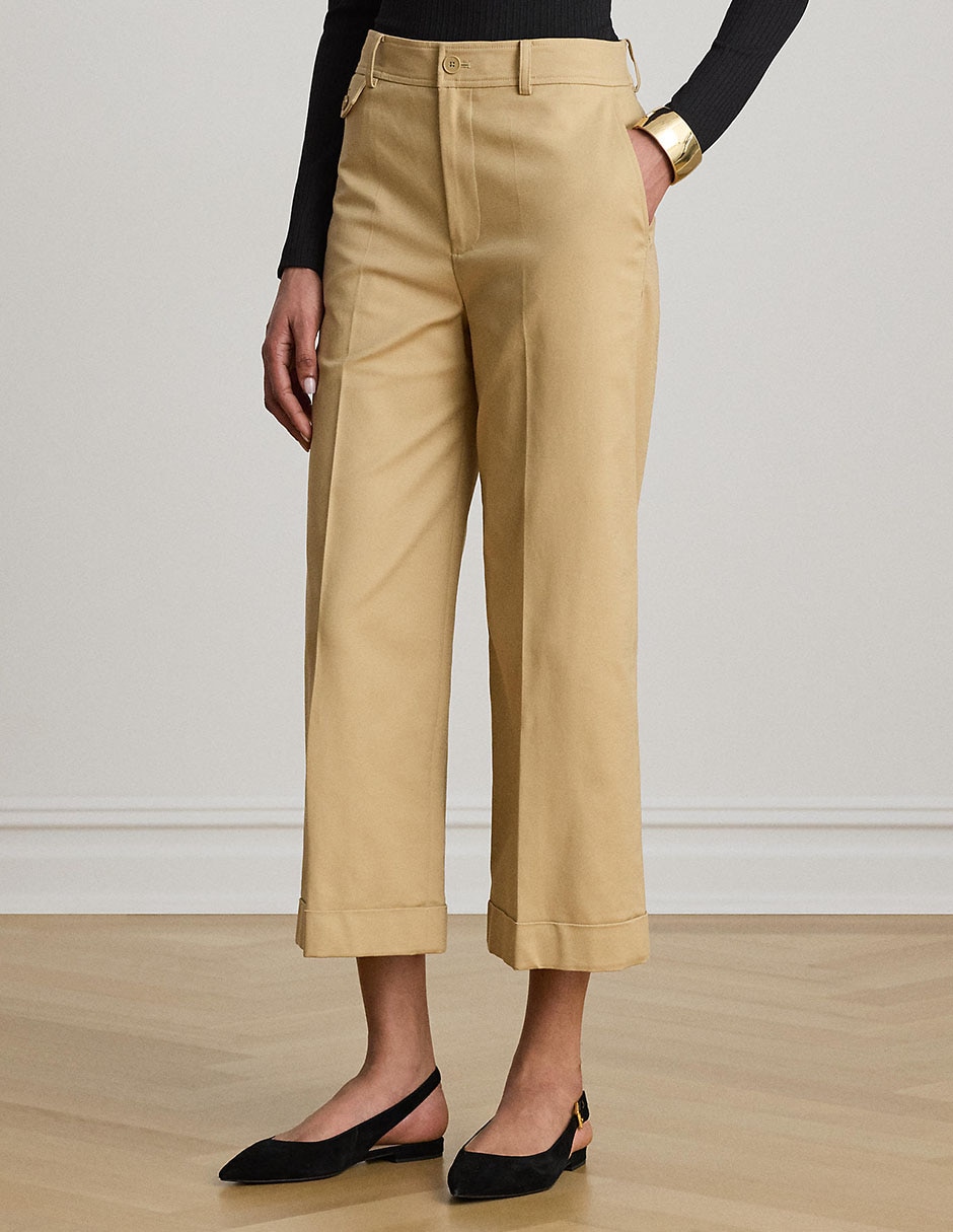 Pantalón coulotte amplio para mujer Pantalón coulotte amplio para mujer