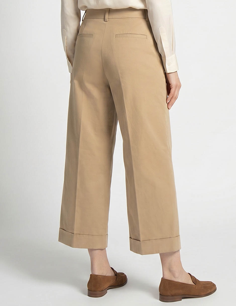 Pantalón coulotte amplio para mujer 5
