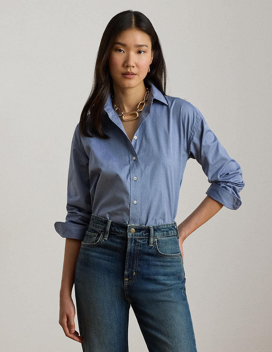 Blusa camisera para mujer