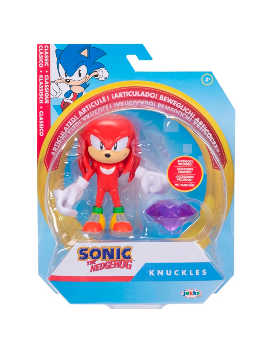 Figura de colección articulada Sonic The Hedgehog Knuckles collectors Jakks Pacific
