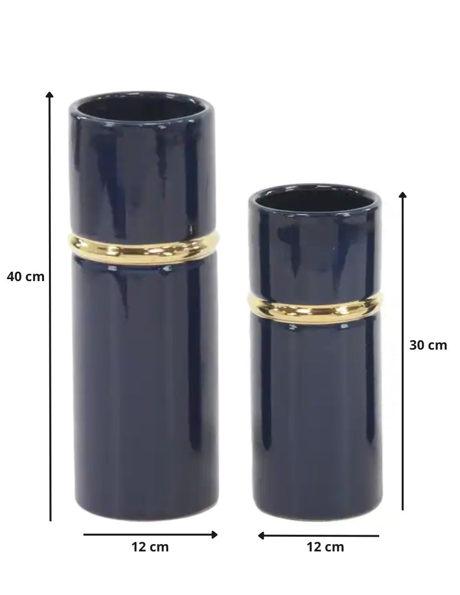 Set florero Sohrelia Sage de cerámica