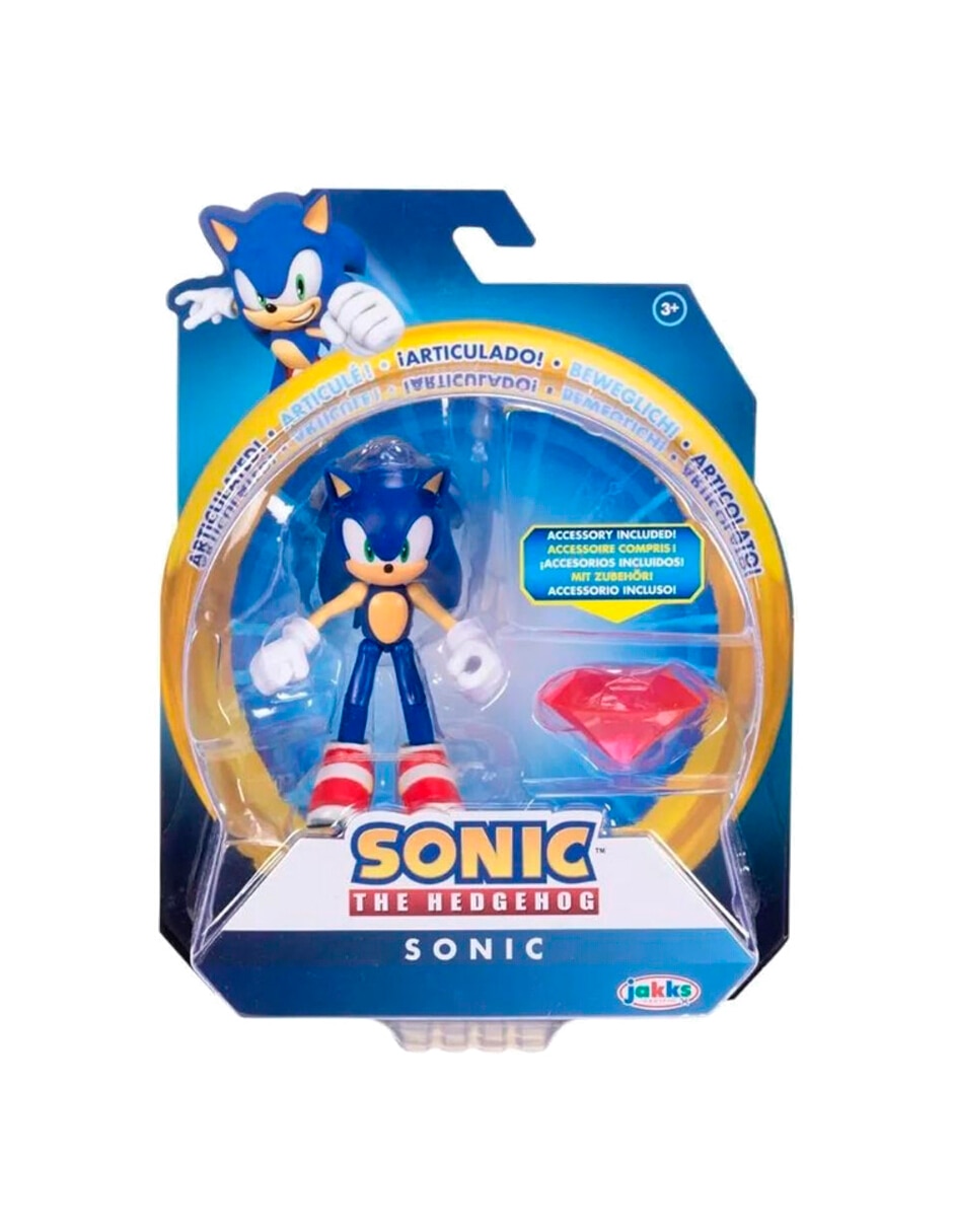 Figura de colección articulada Sonic The Hedgehog Sonic with Emerald collectors