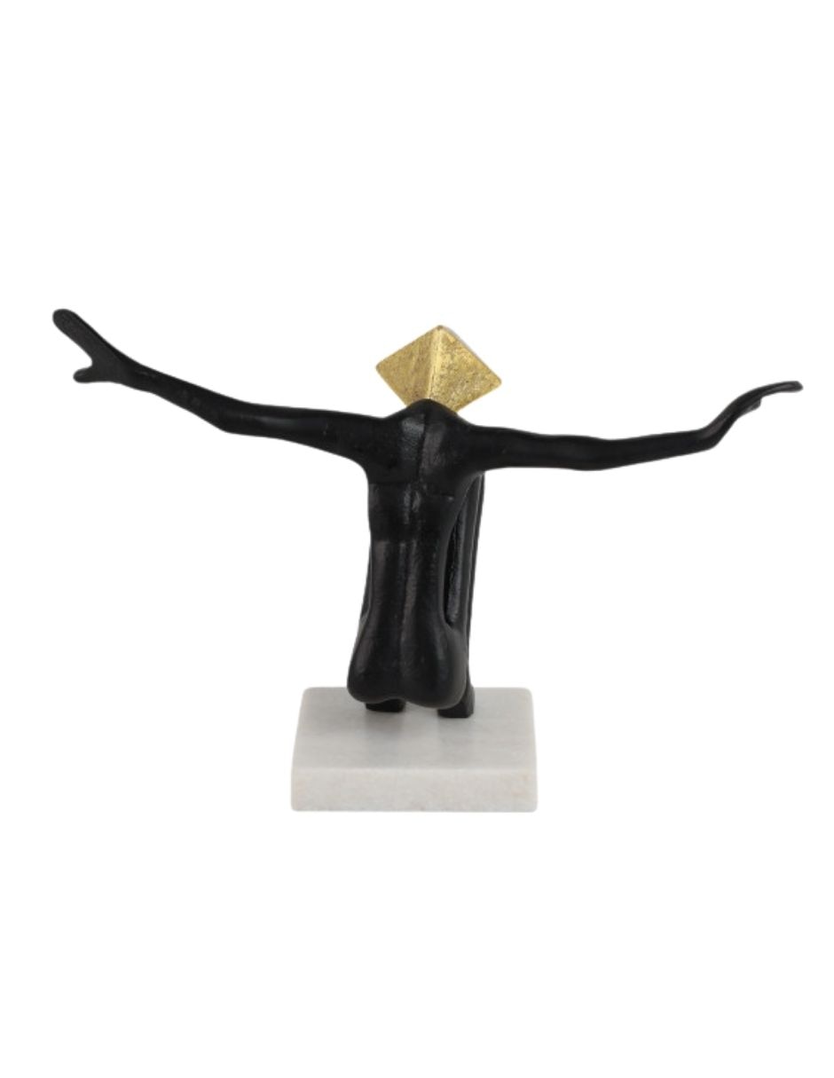 Escultura Sohrelia cabeza geométrica