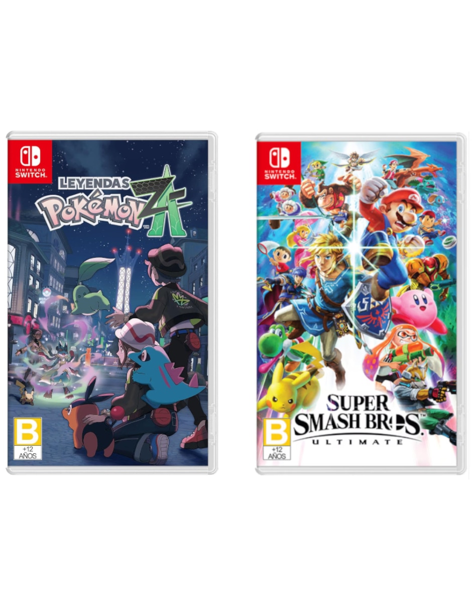 NINTENDO Pokémon Legends: Z-A + Super Smash Bros Ultimate Nintendo bundle para Nintendo Switch