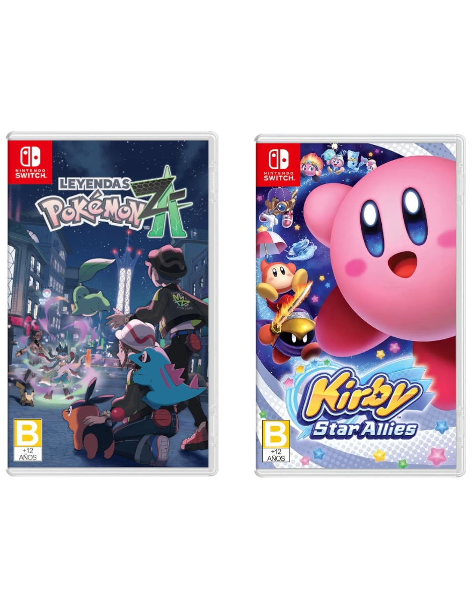 Pokemon Legends Z-A Game + Kirby Star Allies Nintendo bundle para Nintendo Switch