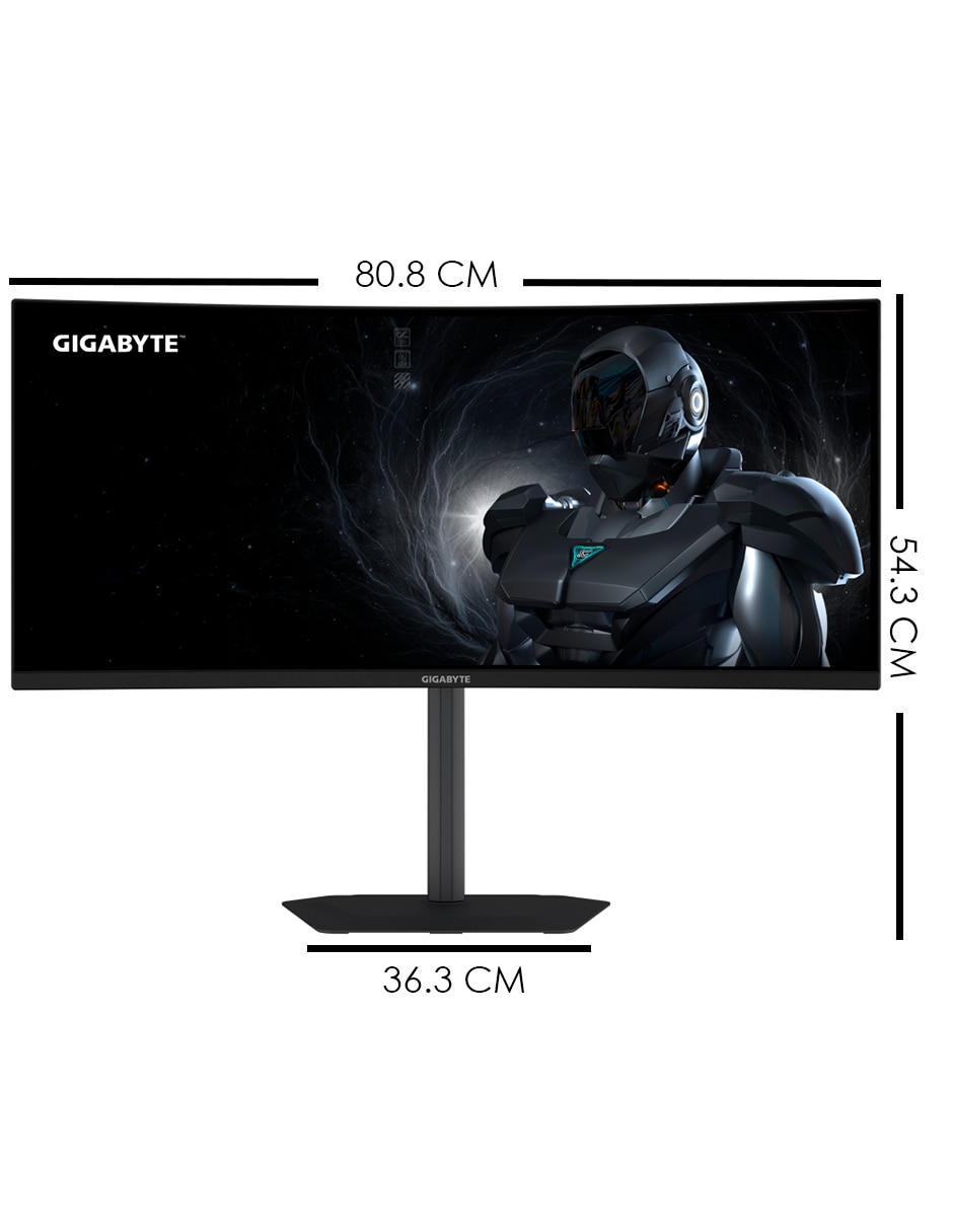 Monitor gamer Gigabyte GS34WQCA Gaming VA WHD 34 pulgadas GS34WQCA Gaming