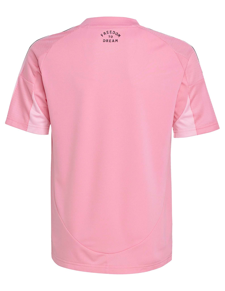 Jersey de Inter de Miami de entrenamiento manga corta Adidas fan unisex