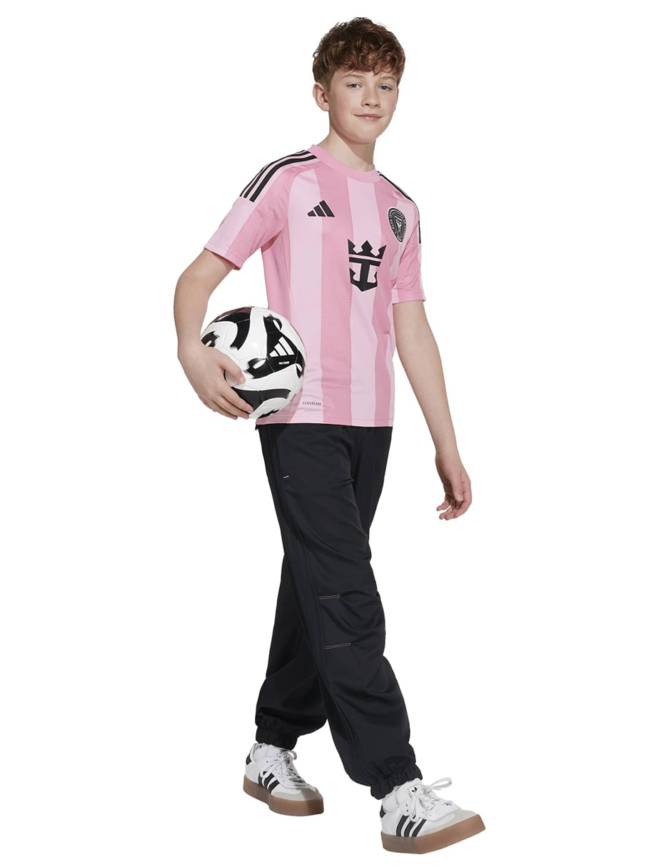 Jersey de Inter de Miami de entrenamiento manga corta Adidas fan unisex