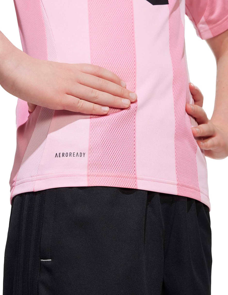 Jersey de Inter de Miami de entrenamiento manga corta Adidas fan unisex