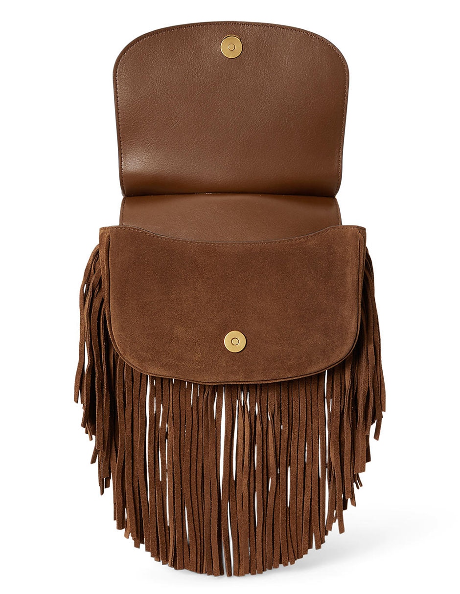 Bolsa crossbody de gamuza para mujer 4