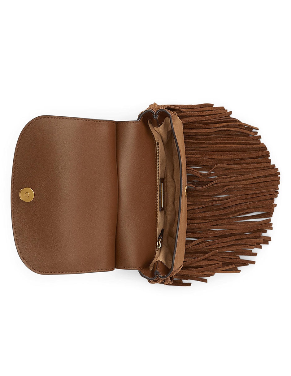 Bolsa crossbody de gamuza para mujer 5