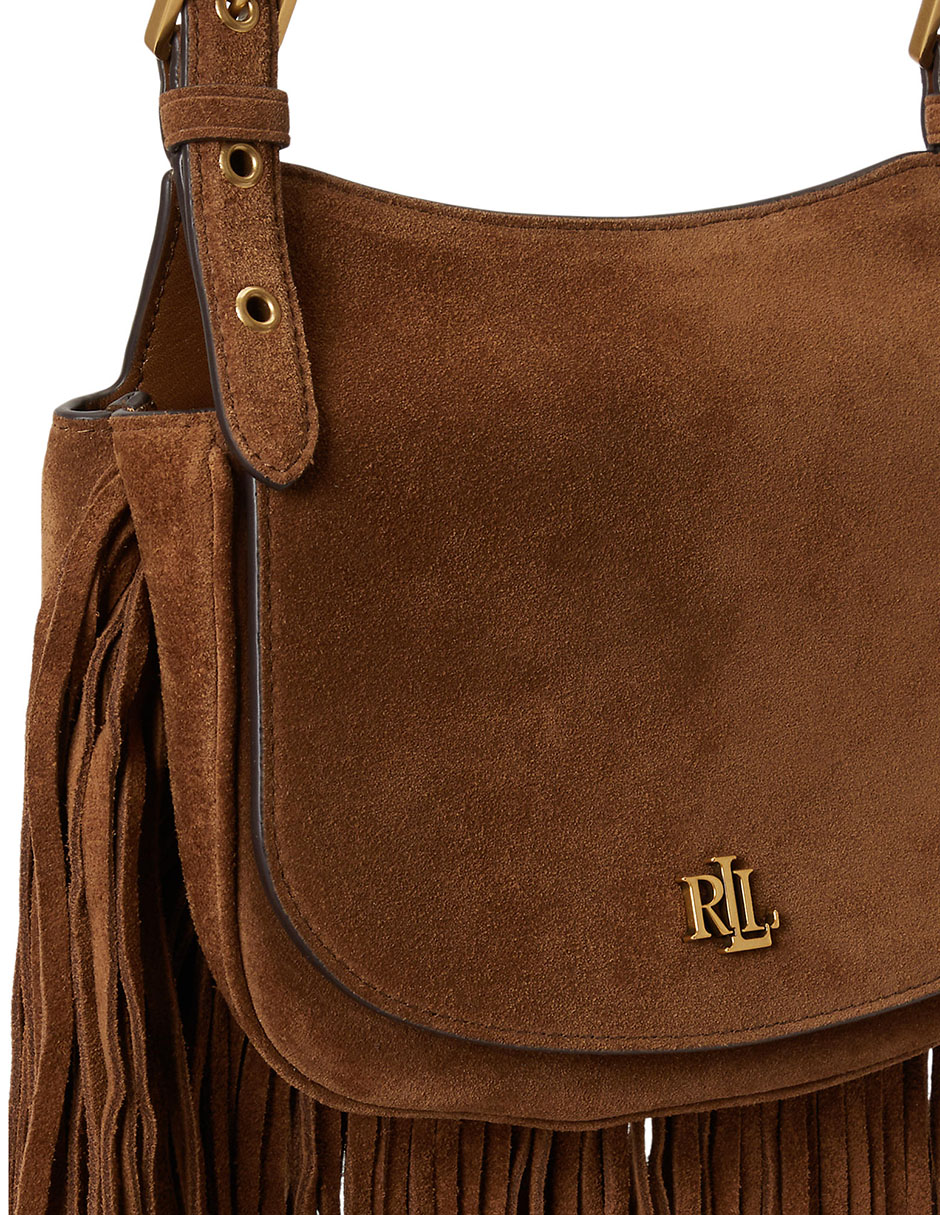 Bolsa crossbody de gamuza para mujer 6