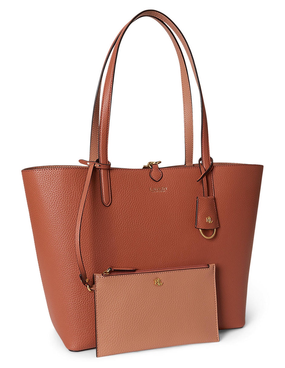 Bolsa tote Lauren Ralph Lauren de piel para mujer