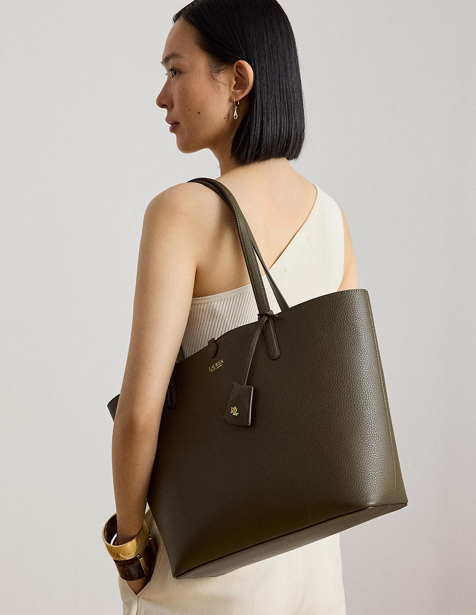 Bolsa tote de piel para mujer 7