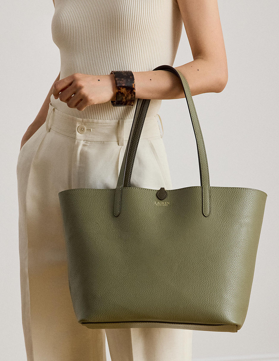 Bolsa tote de piel para mujer 8