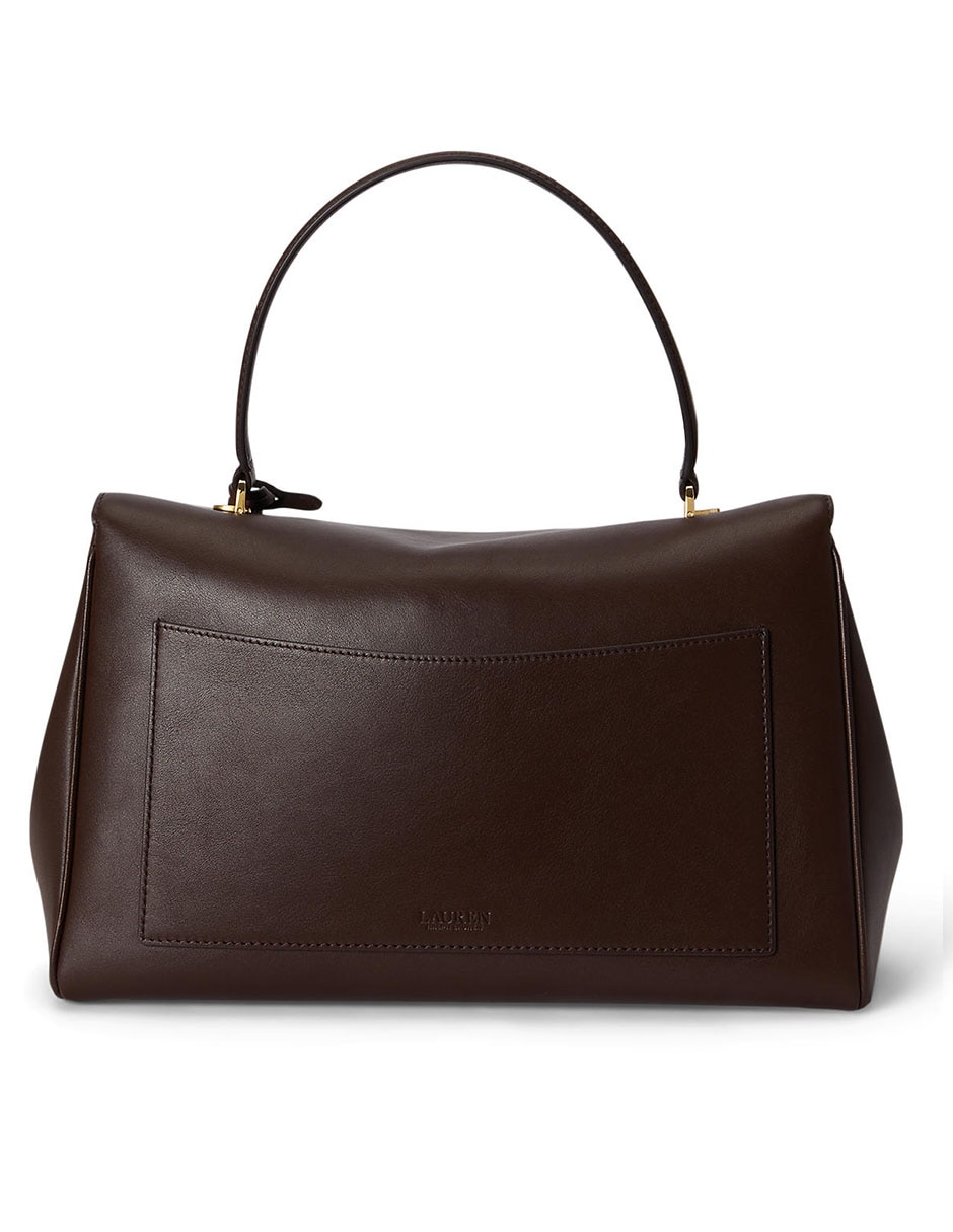 Bolsa satchel de piel para mujer 3