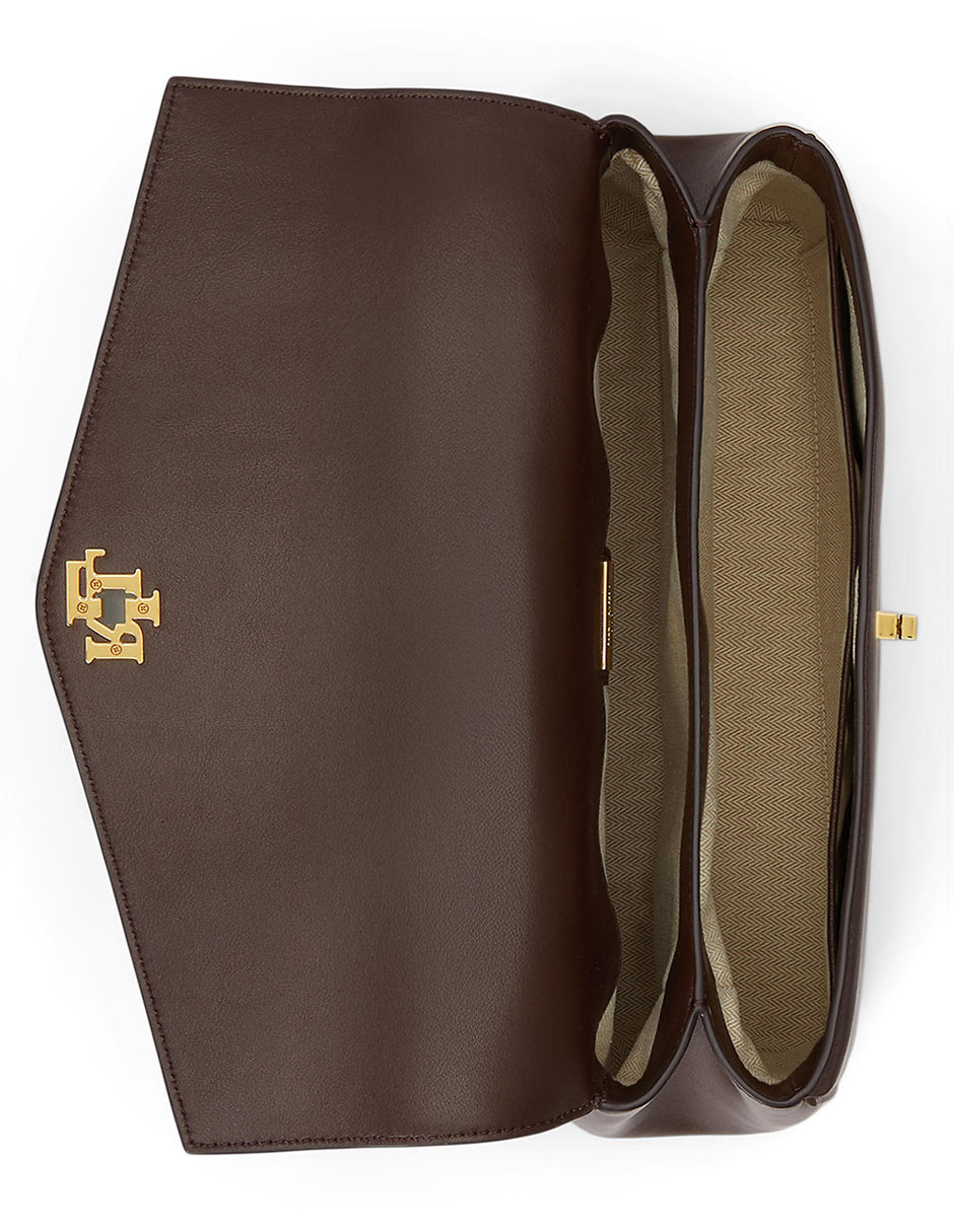 Bolsa satchel de piel para mujer 4