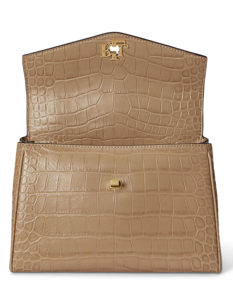 Bolsa satchel Lauren Ralph Lauren para mujer