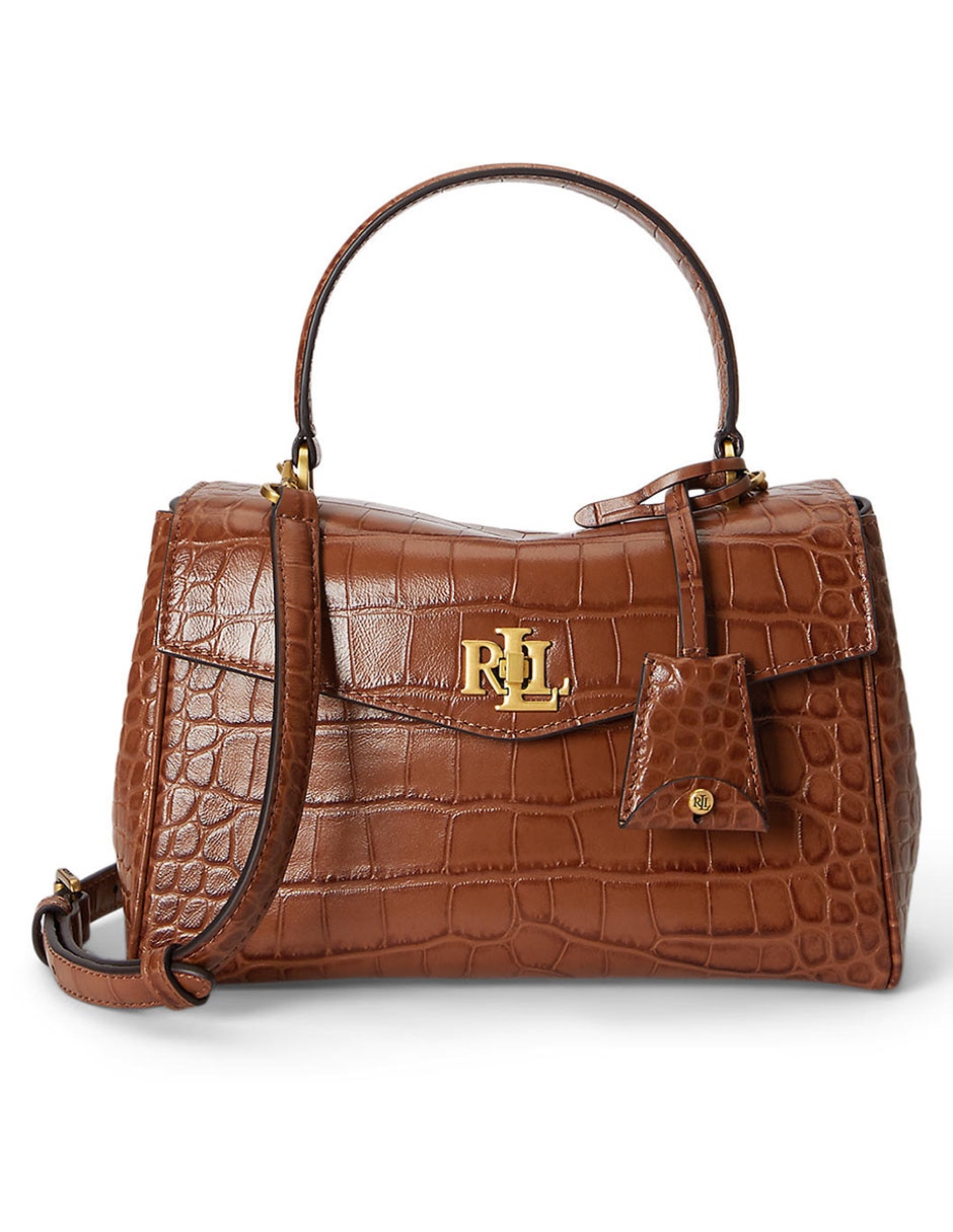 Bolsa satchel de piel para mujer 1