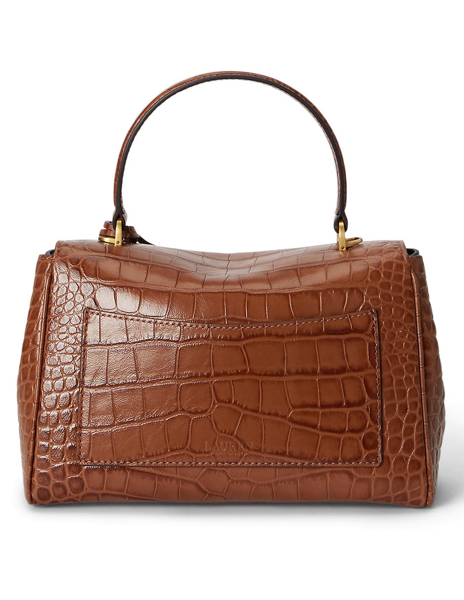 Bolsa satchel de piel para mujer 3