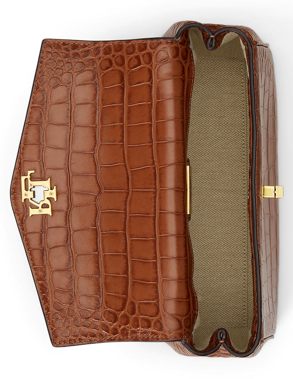 Bolsa satchel de piel para mujer 4
