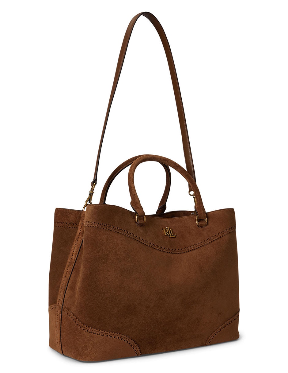 Bolsa satchel de gamuza para mujer 2