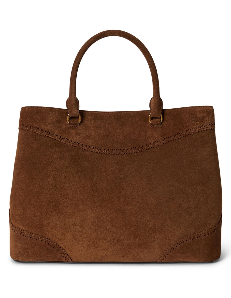 Bolsa satchel de gamuza para mujer 3