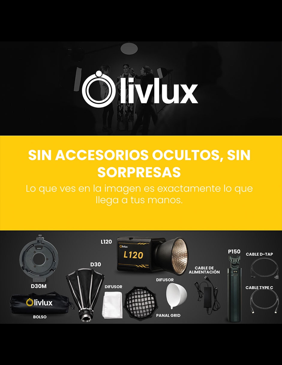 Kit fotográfico Livlux