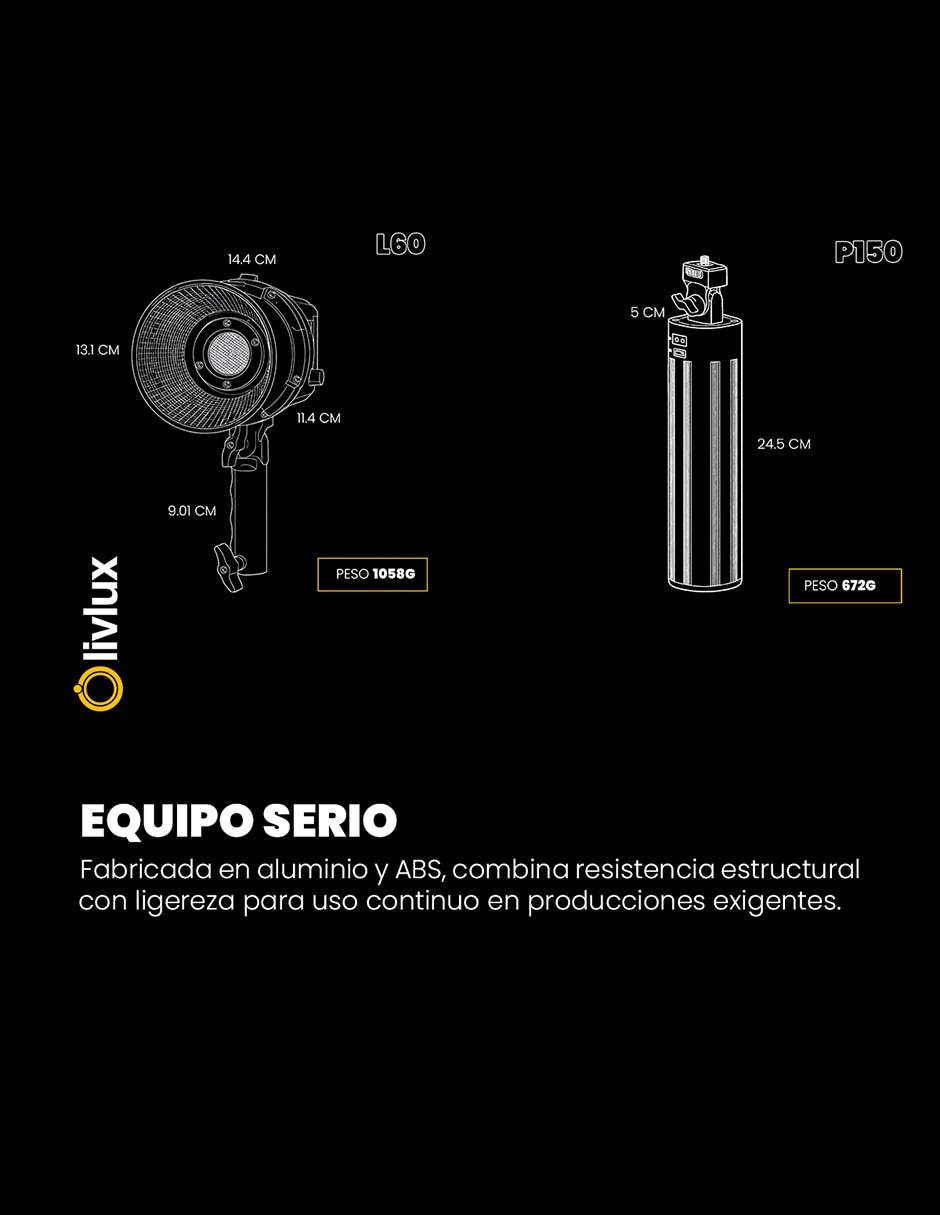 Kit fotográfico Livlux