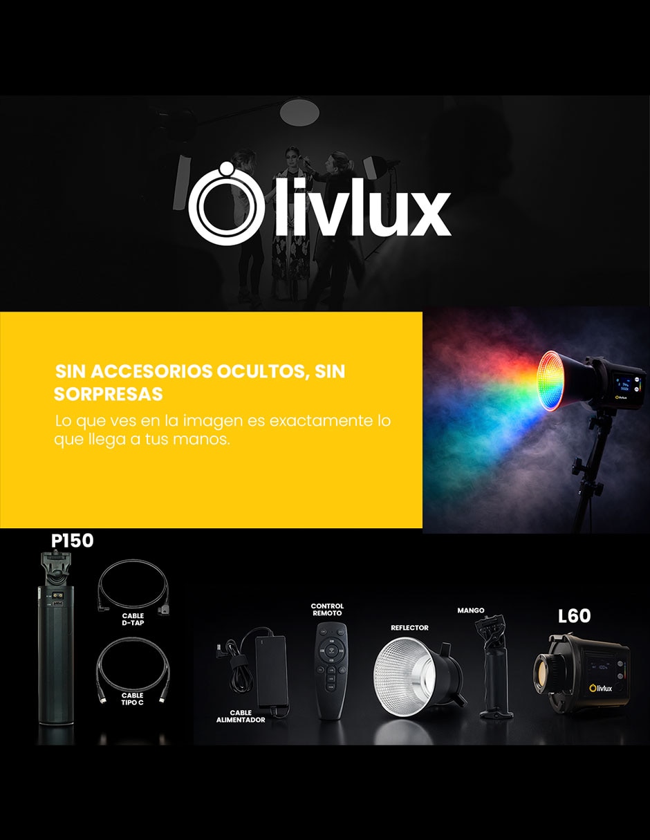 Kit fotográfico Livlux