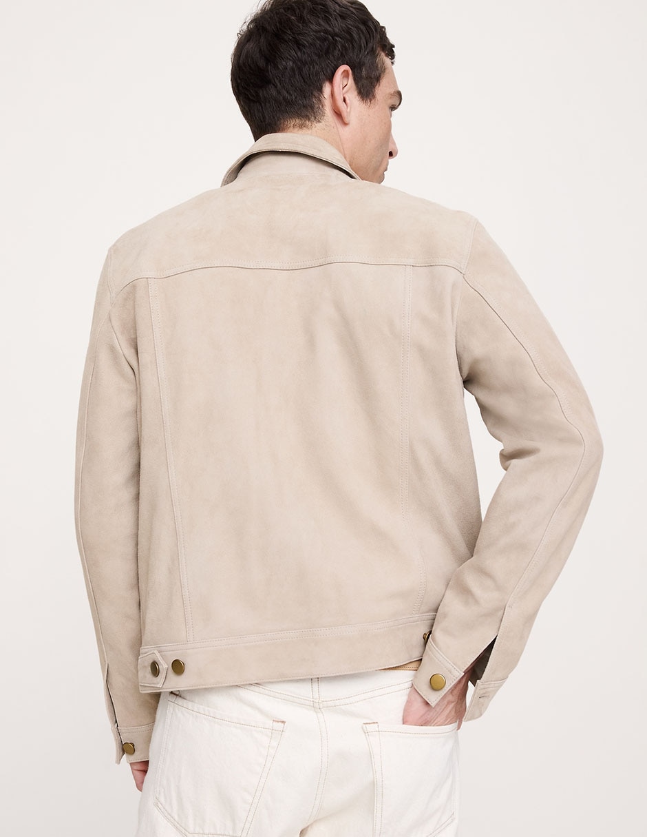 Chamarra casual con bolsillos para hombre
