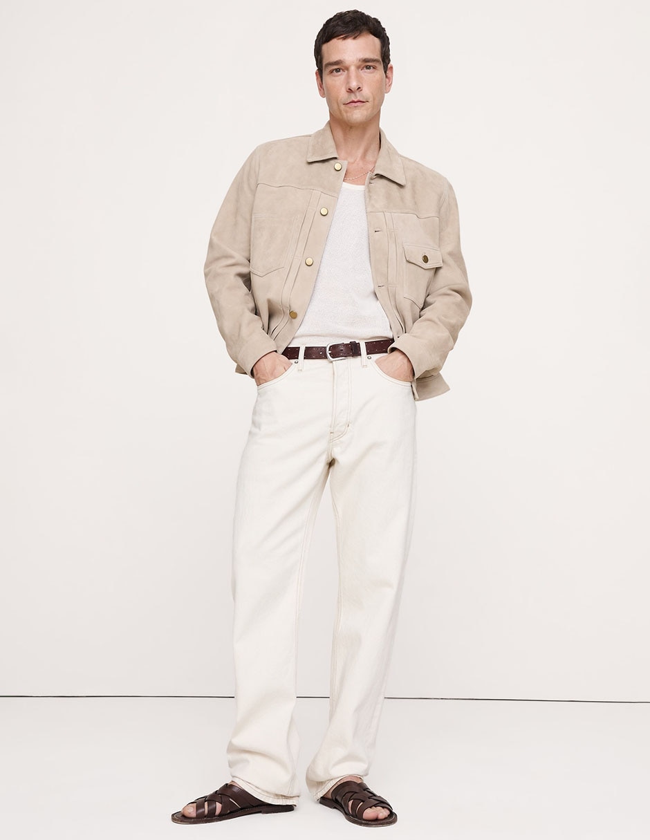 Chamarra casual con bolsillos para hombre