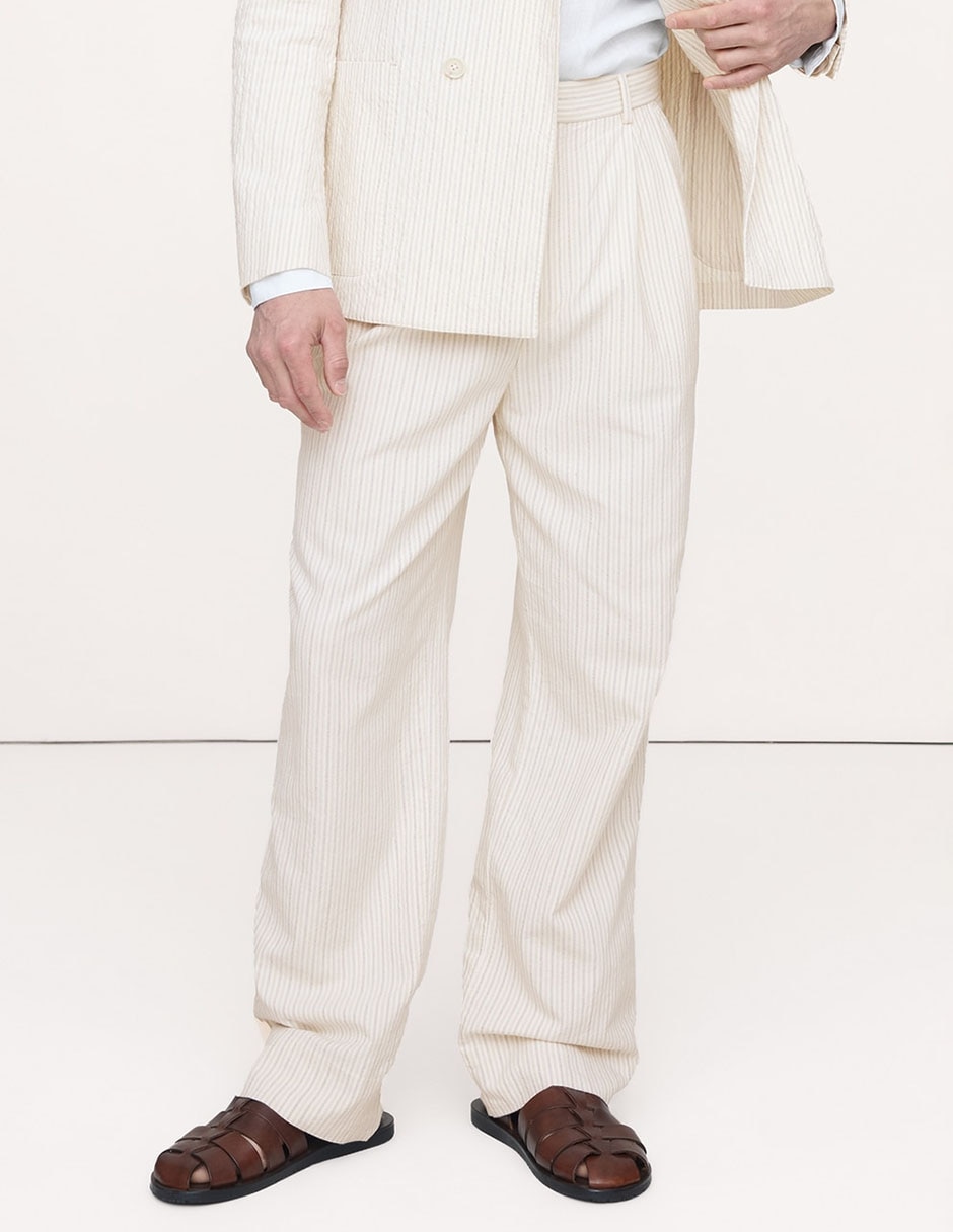 Pantalón de vestir straight para hombre