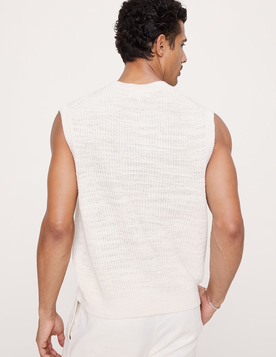 Chaleco tejido para hombre