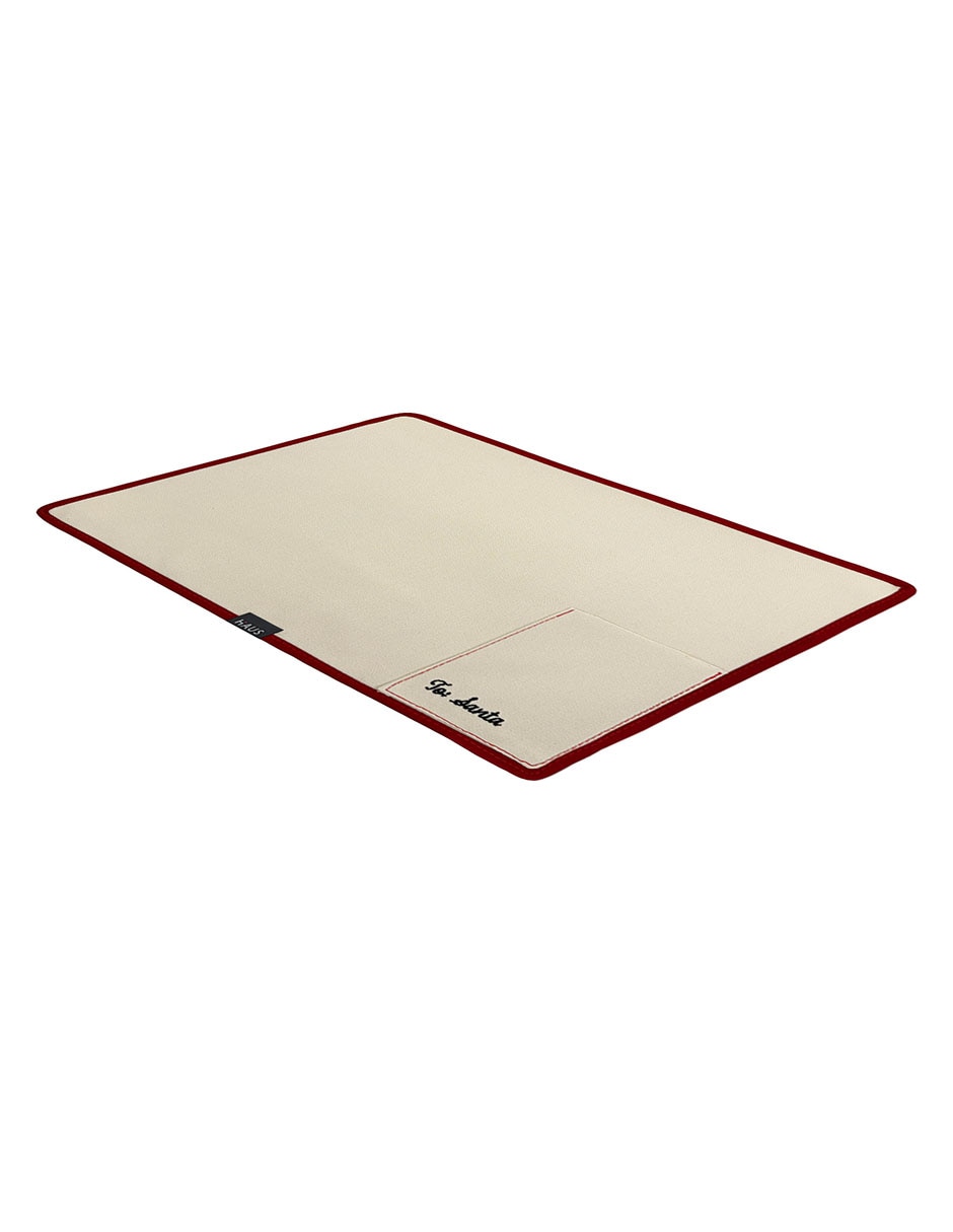 Mantel individual rectangular de algodón 3