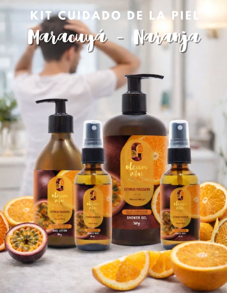 Kit tratamiento para cuerpo Citrus Passion Maracuyá Naranja Oleum Vitae