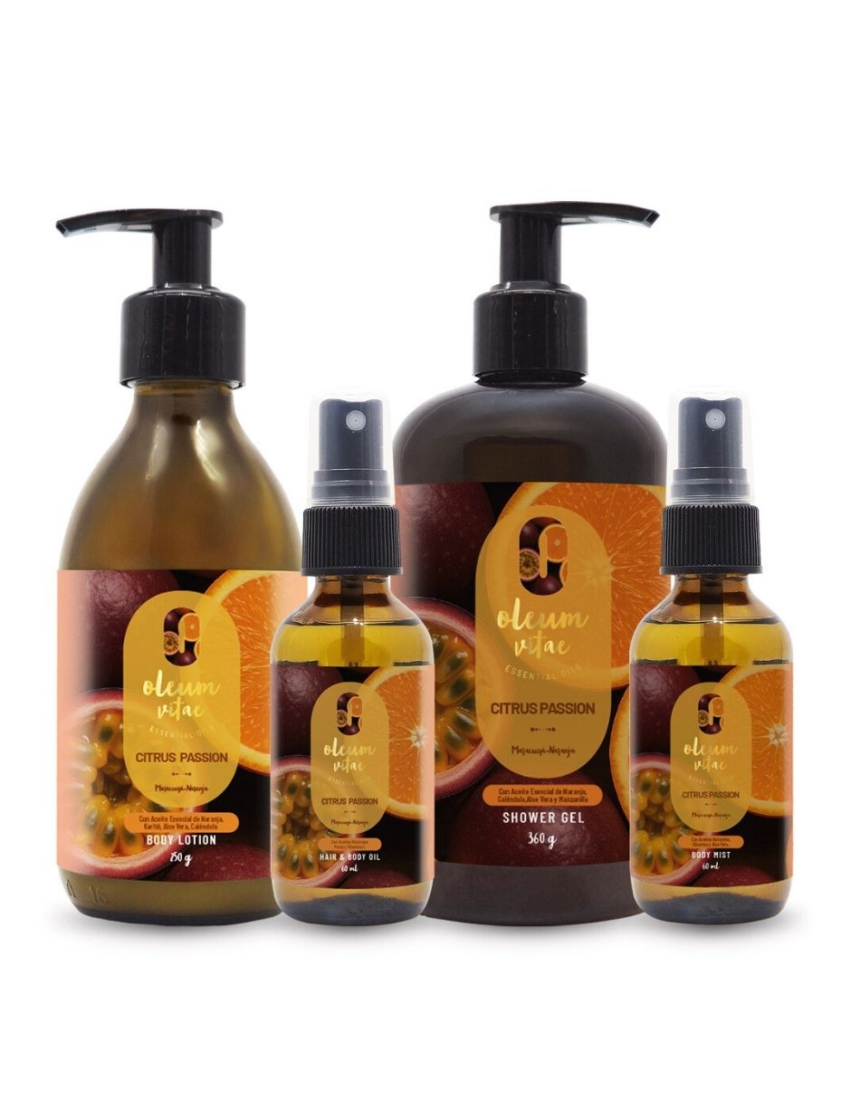 Kit tratamiento para cuerpo Citrus Passion Maracuyá Naranja Oleum Vitae