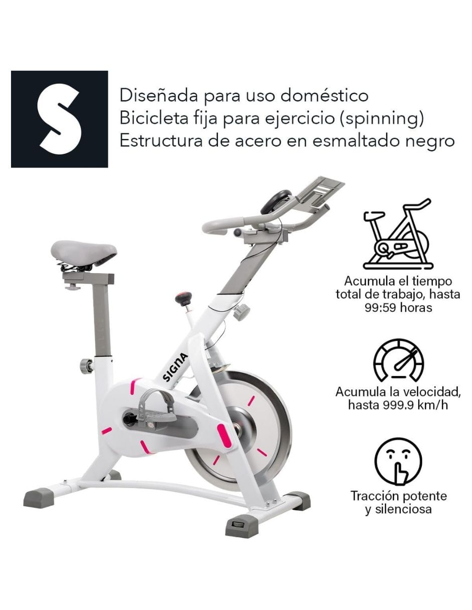 bicicleta spinning acero 9