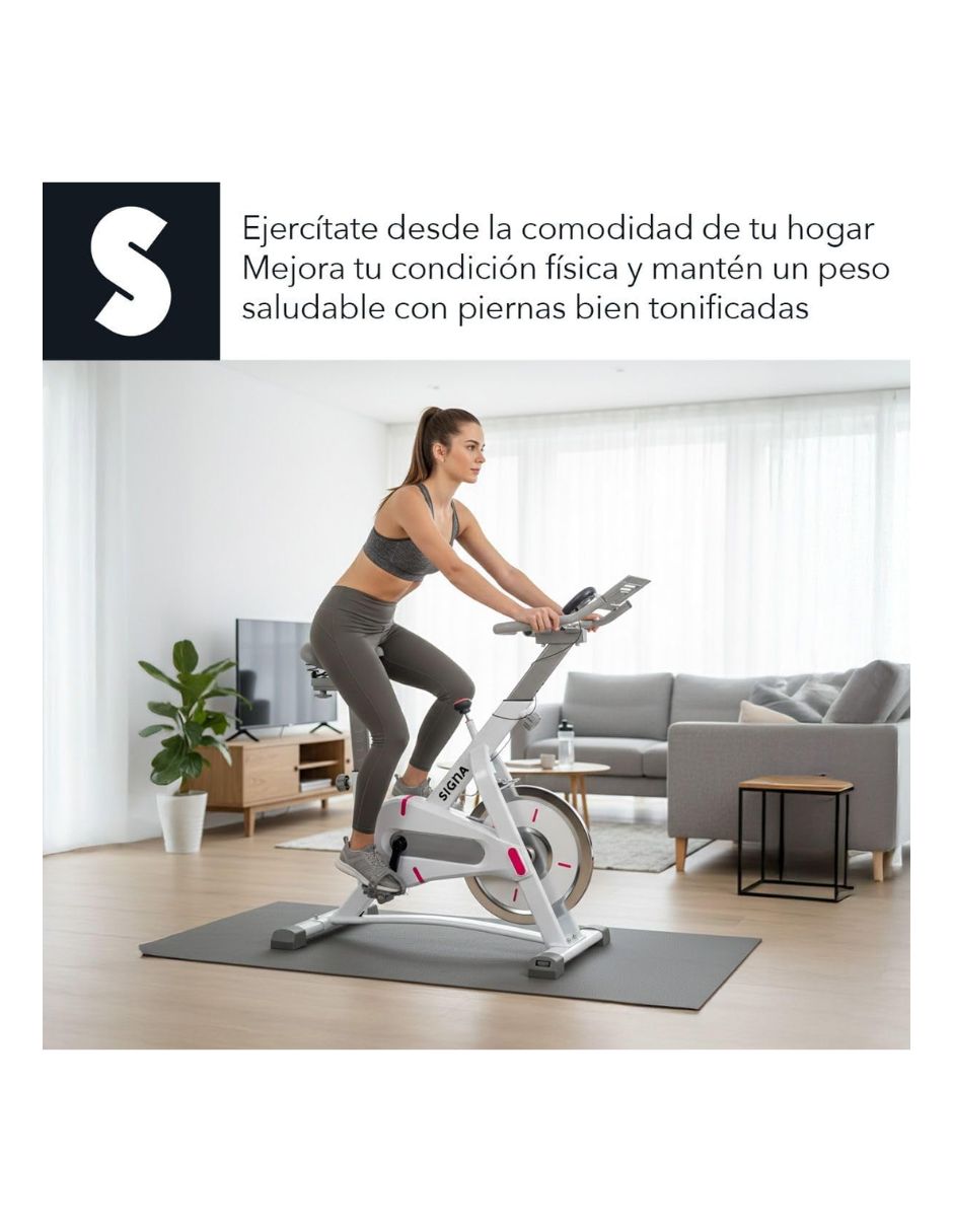 bicicleta spinning acero 4