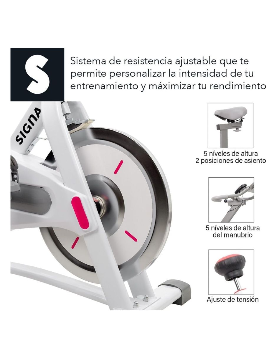 bicicleta spinning acero 12