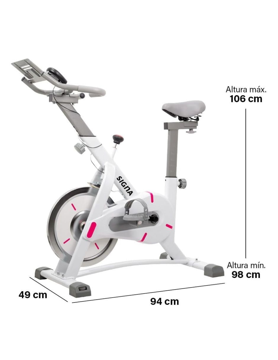 bicicleta spinning acero 8