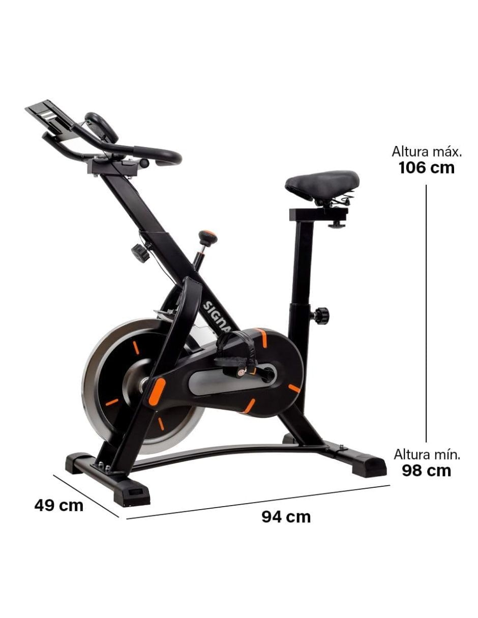 bicicleta spinning acero 8