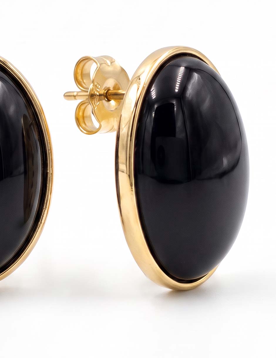 Aretes cortos ovalados 3