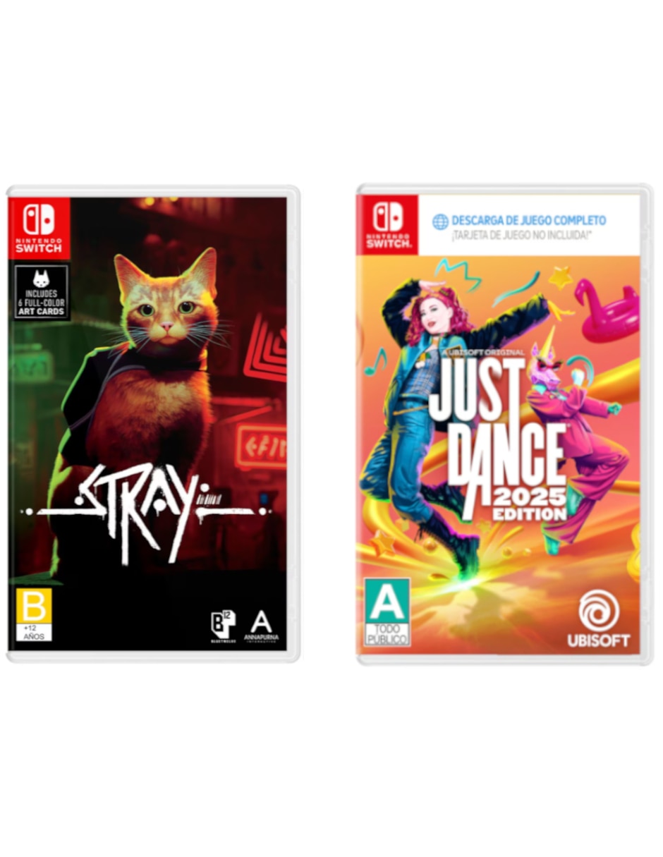 Just dance 2025 + stray bundle para nintendo switch