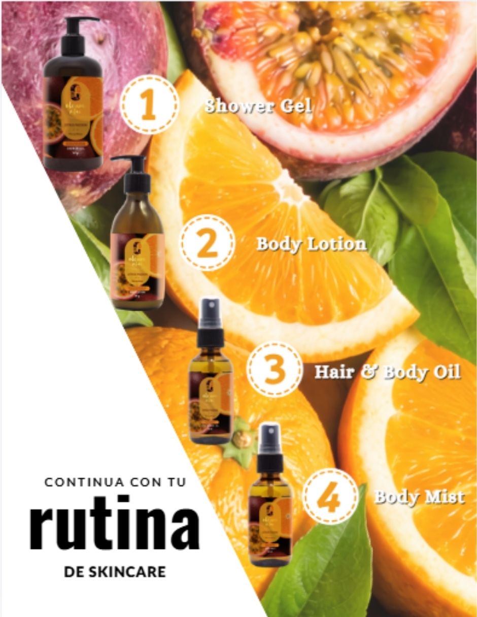Kit tratamiento para cuerpo Citrus Passion Crema Corporal y Body Mist Maracuyá Naranja Oleum Vitae