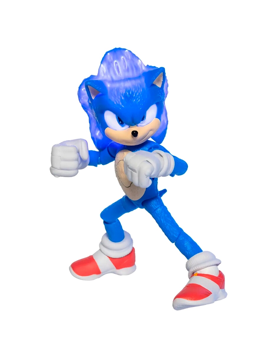 Figura de colección sonic the hedgehog 3 sonic collectors jakks pacific con luz