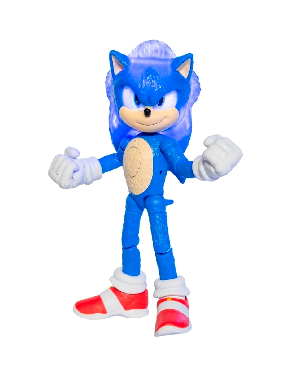 Figura de colección sonic the hedgehog 3 sonic collectors jakks pacific con luz