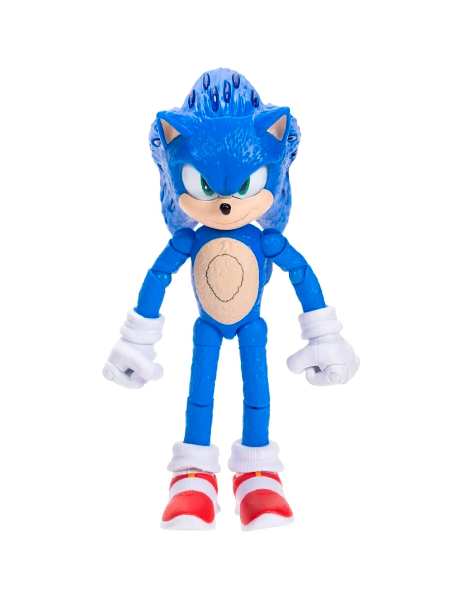 Figura de colección sonic the hedgehog 3 sonic collectors jakks pacific con luz