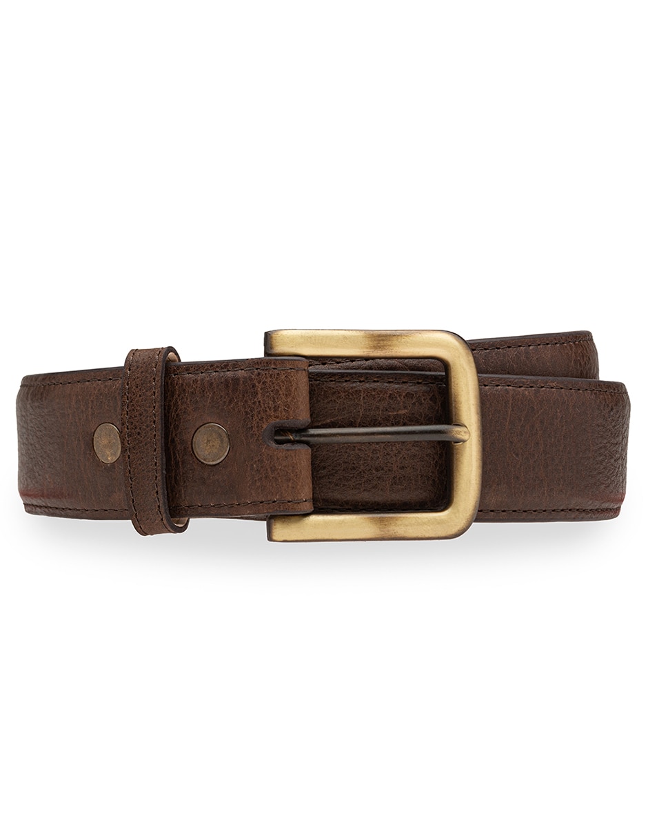 Cinturón de piel unisex