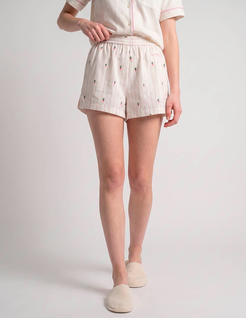 Short pijama de algodón para mujer 3